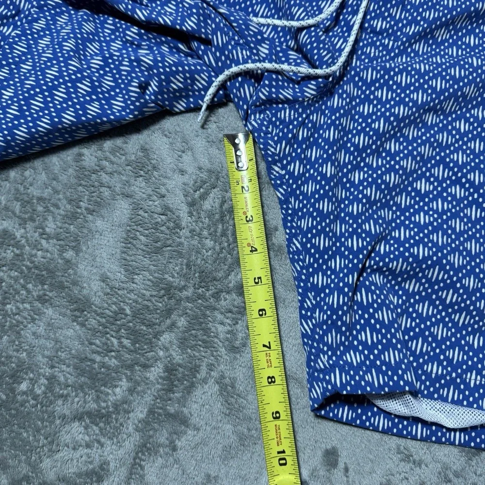 J Crew Swim Trunks Mens 42 Geometric Board Shorts Eco Pool Swimwear Bathing Suit